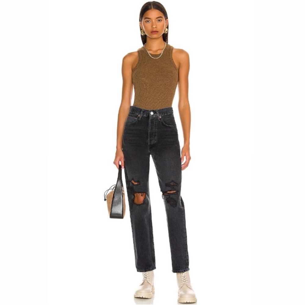 AGOLDE 90s Mid Rise Loose Jeans Vagabond Distressed